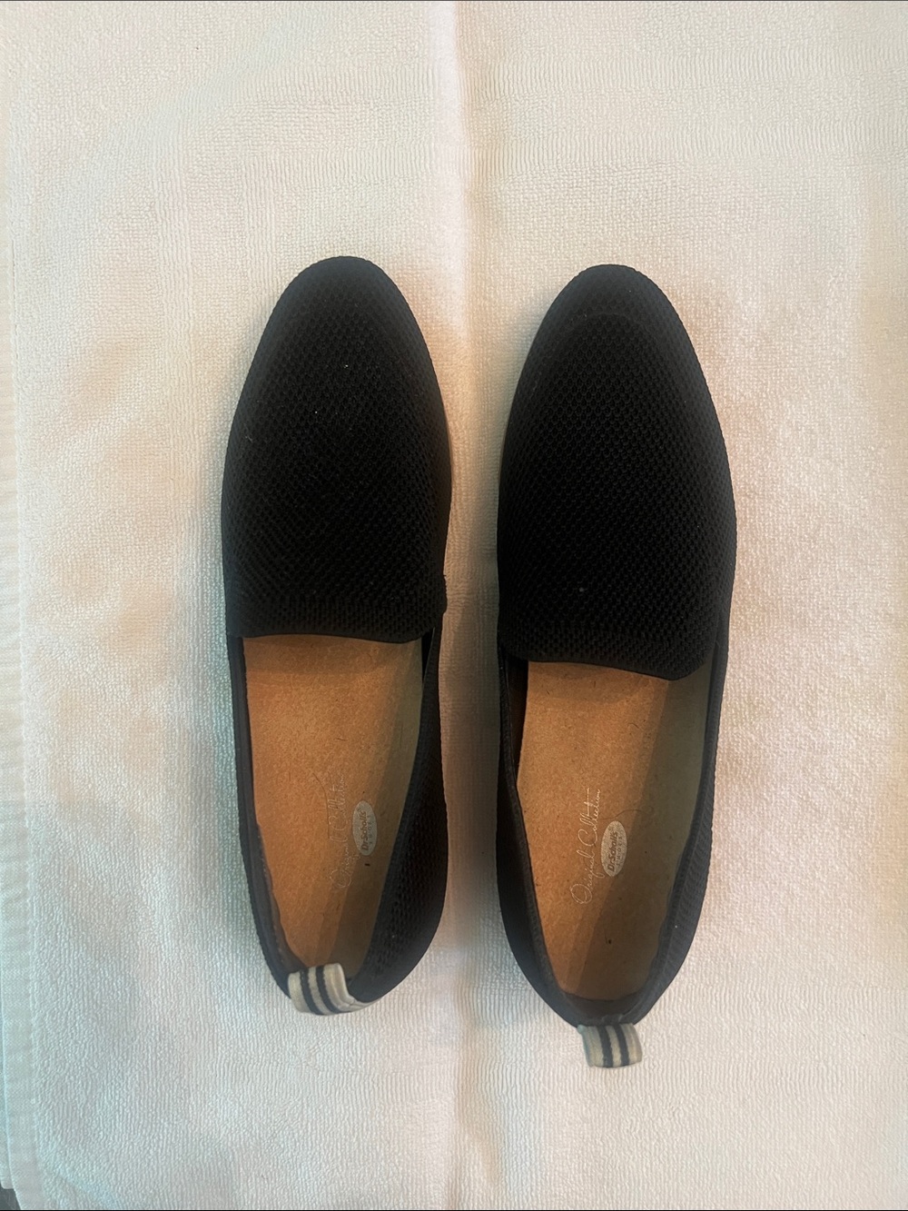 Women’s Dr. Scholls’ Black Slip-On Mesh Loafers East Knit
